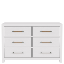 Rosalie Small Six Drawer Dresser -White - Chapin Furniture