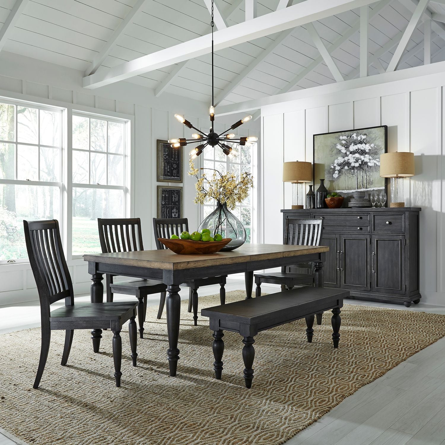 Harvest Home Rectangular Dining Table Set - Chapin Furniture