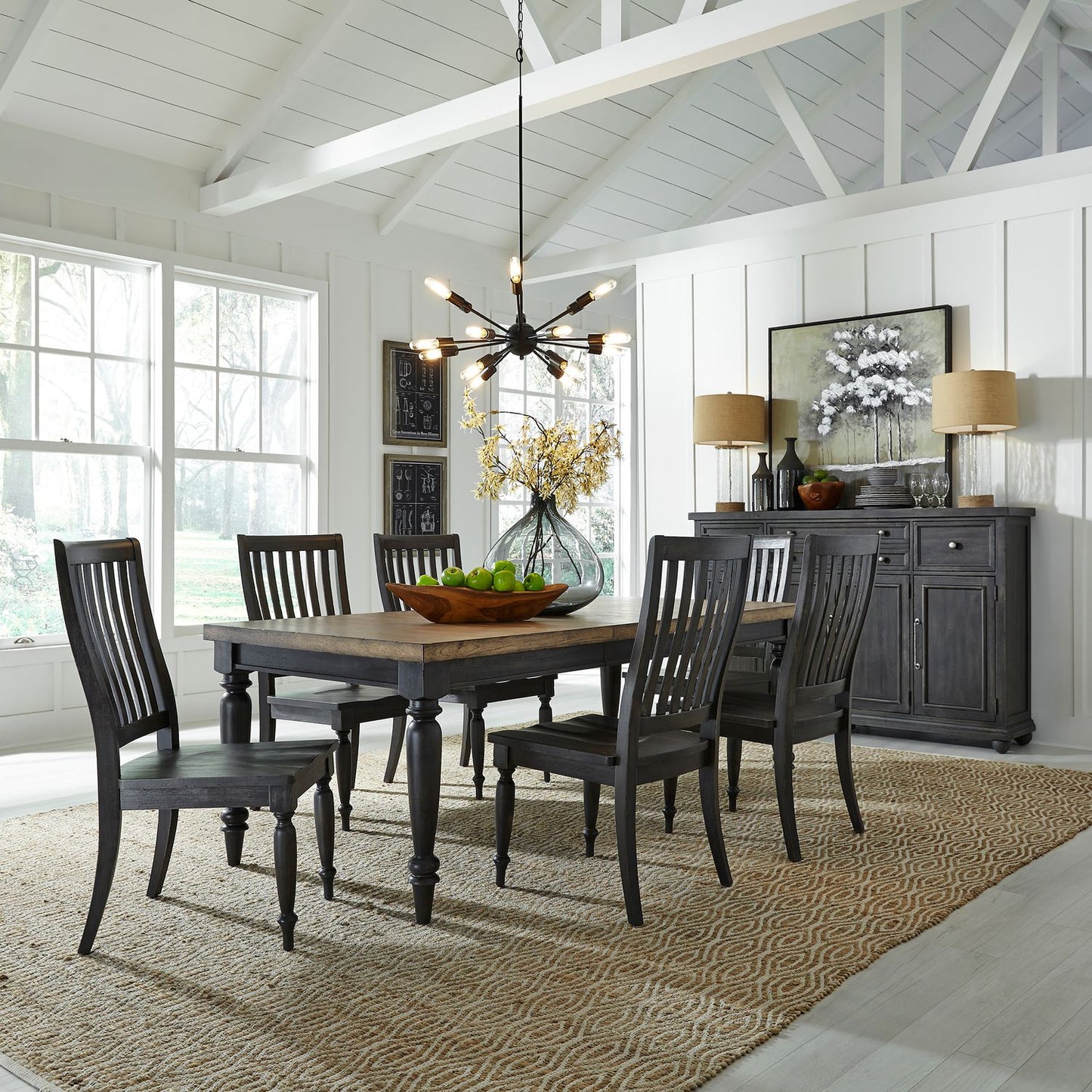Harvest Home Rectangular Dining Table Set - Chapin Furniture