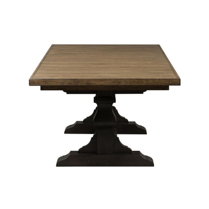 Harvest Home Rectangular Trestle Dining Table Set - Chapin Furniture