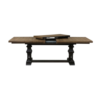 Harvest Home Rectangular Trestle Dining Table Set - Chapin Furniture