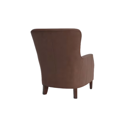 Kent Leather Slope Arm Chair - Custom - Chapin Furniture