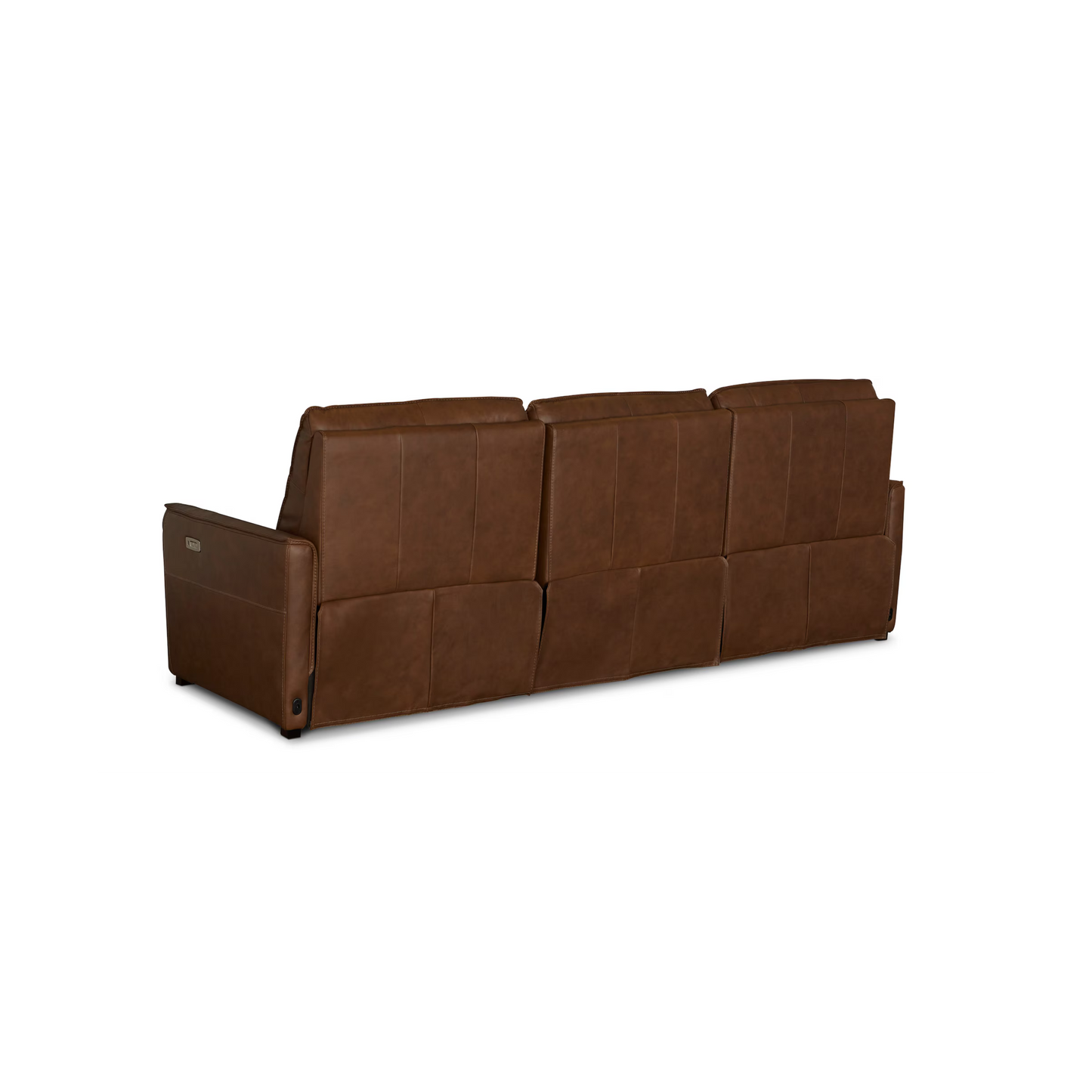Everett Leather Modular Reclining Sofa - Cork Leather - Chapin Furniture