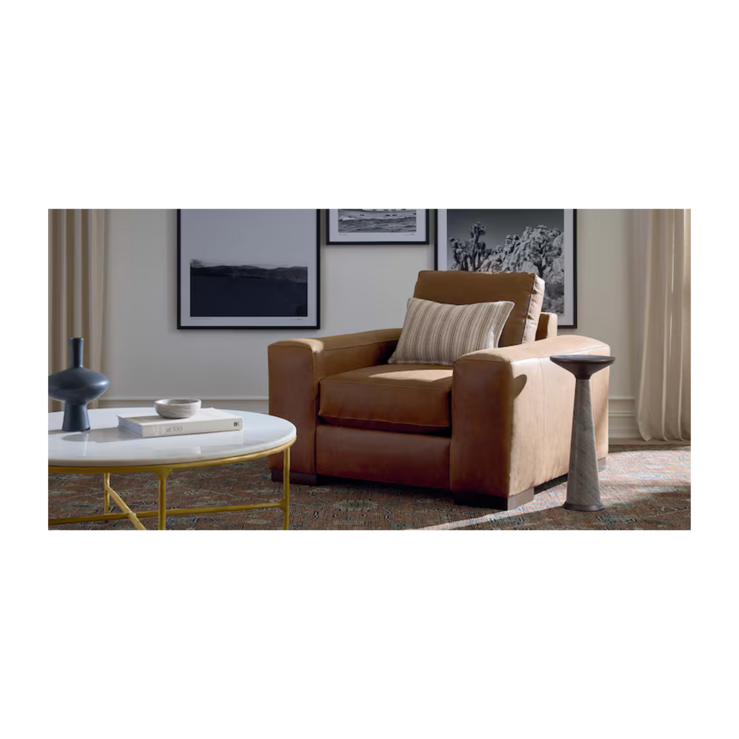 Southpark Leather Chair - Custom - Chapin Furniture