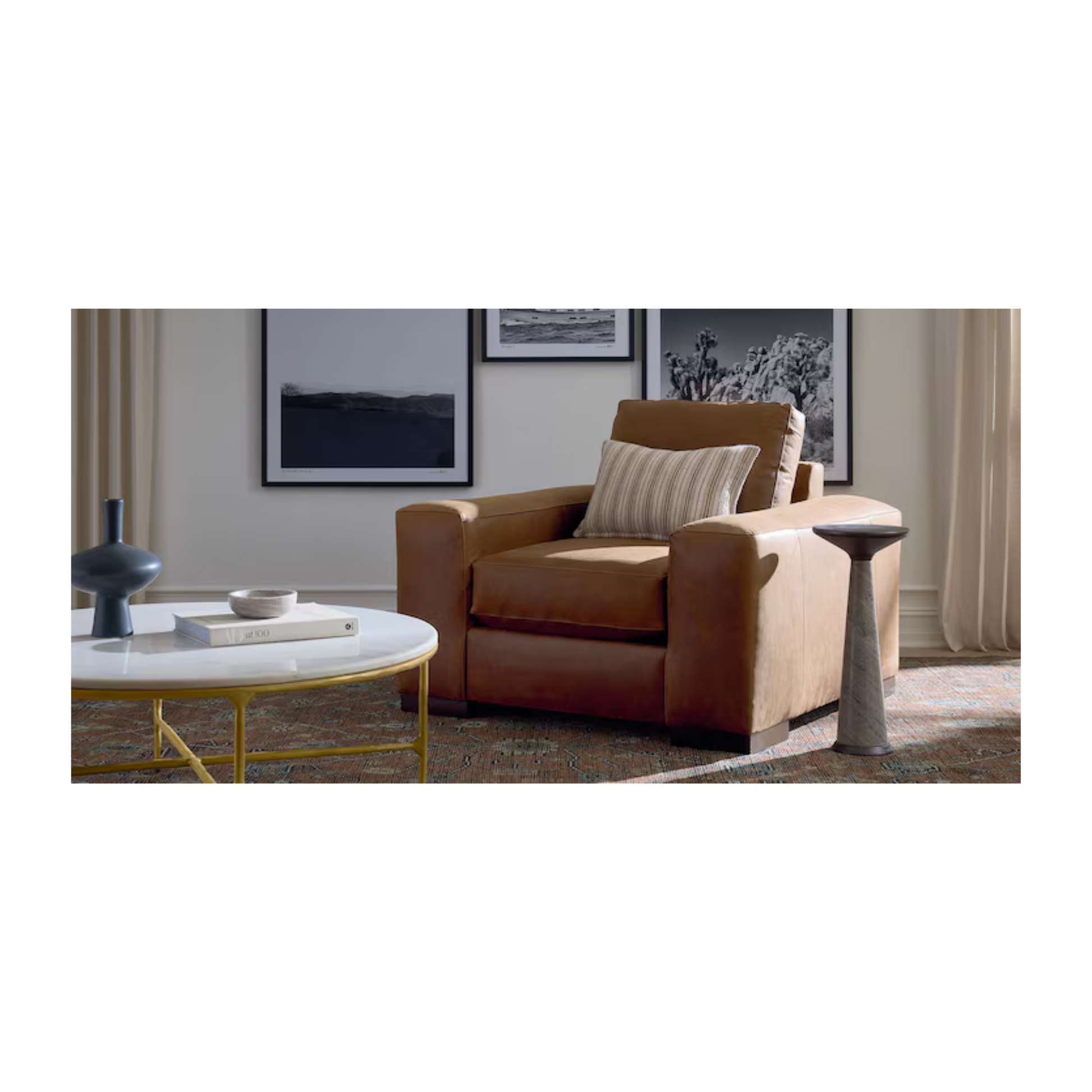 Southpark Leather Chair - Custom - Chapin Furniture