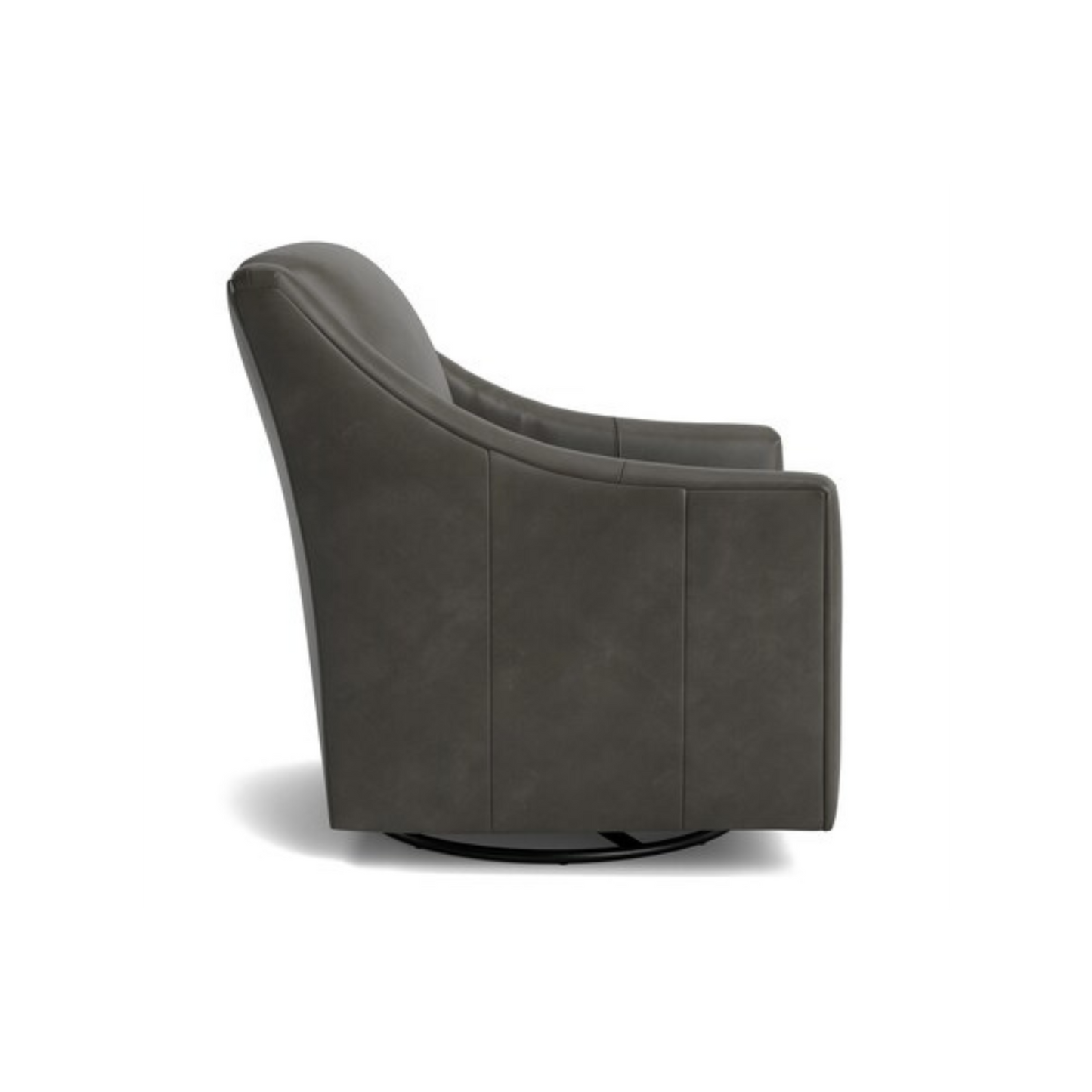 Corinna Leather Slope Arm Swivel Glider Chair - Custom - Chapin Furniture