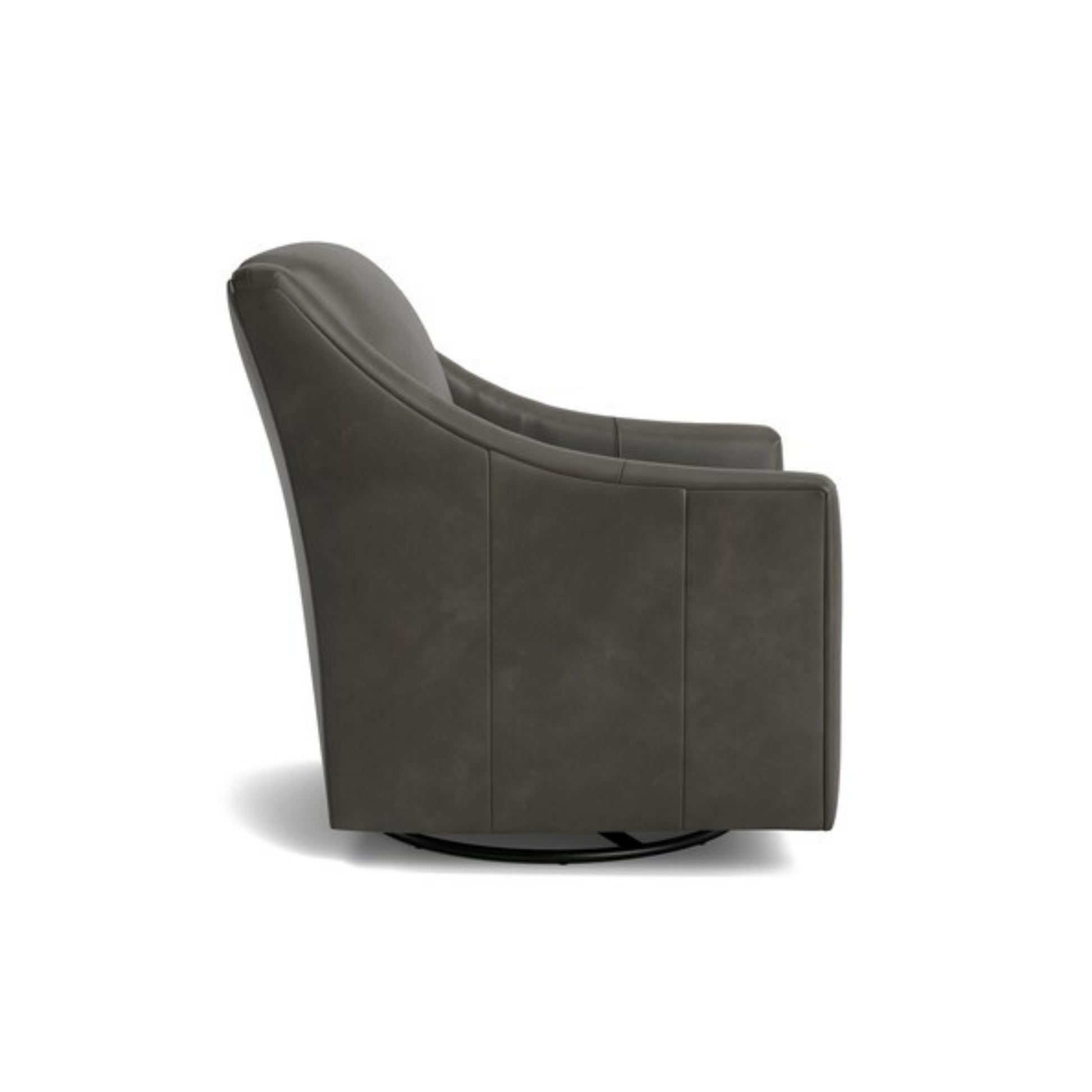 Corinna Leather Slope Arm Swivel Glider Chair - Custom - Chapin Furniture