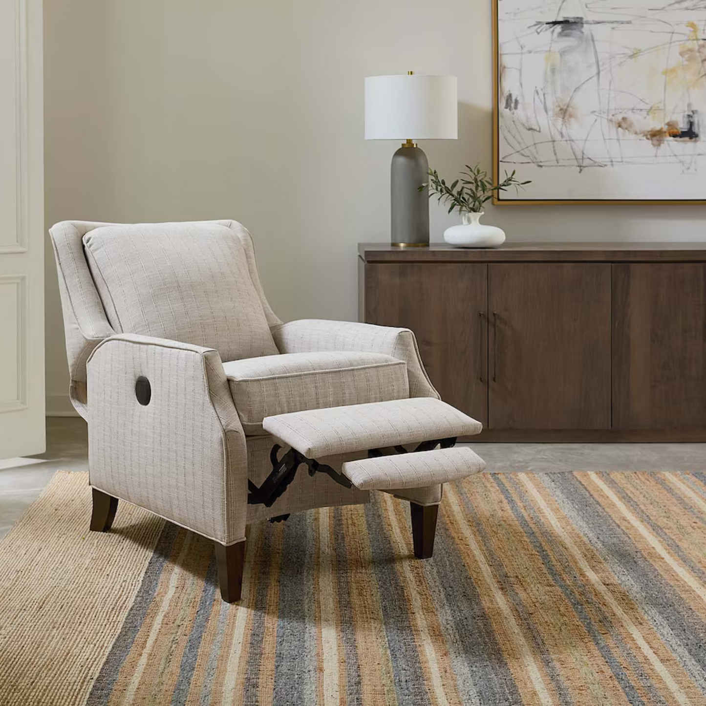 Kent Slope Arm Power Recliner - Custom - Chapin Furniture