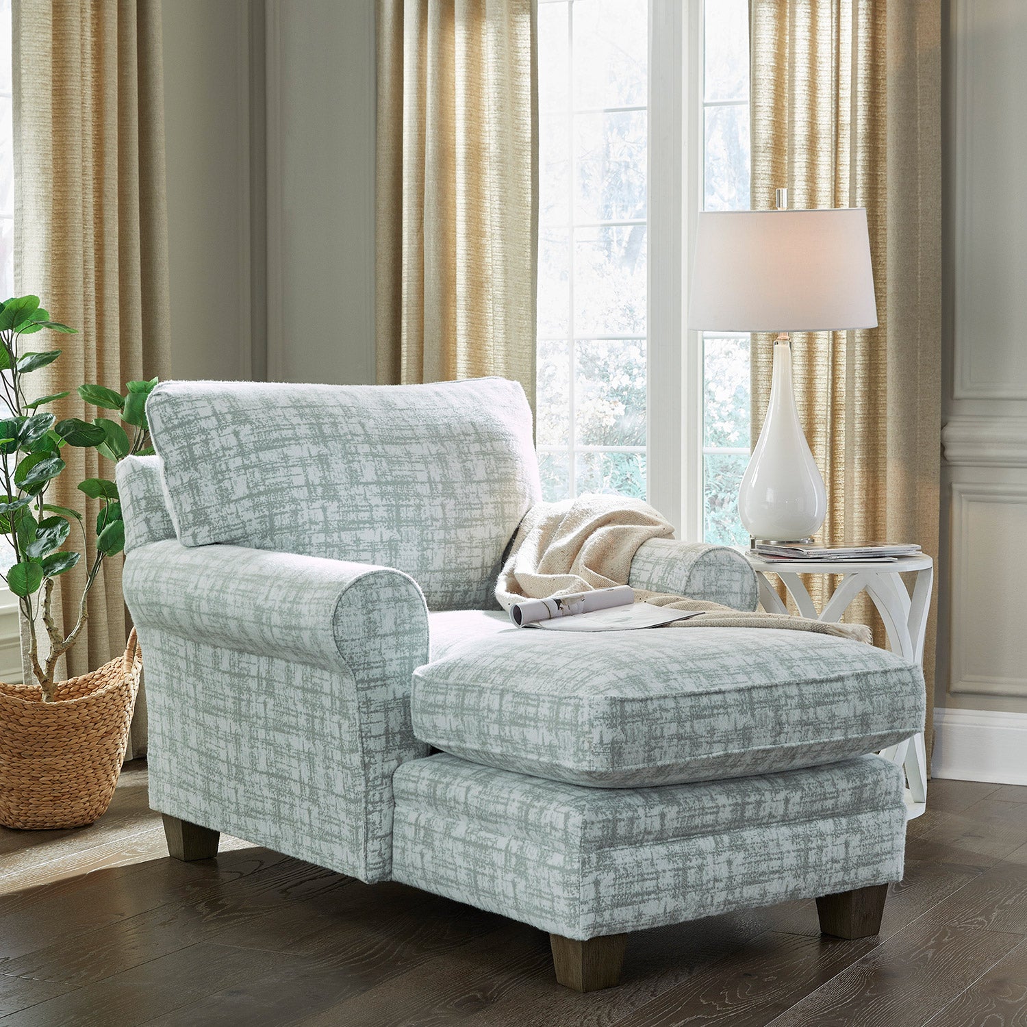 Reyona Chaise Lounge Chair- Custom - Chapin Furniture