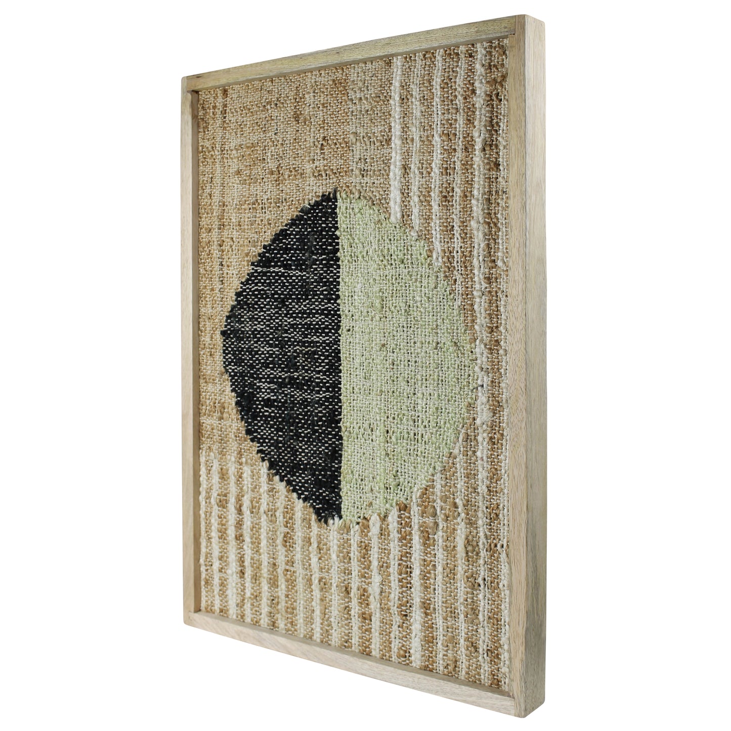 Mana Woven Wall Art - Bisected Circle - Chapin Furniture