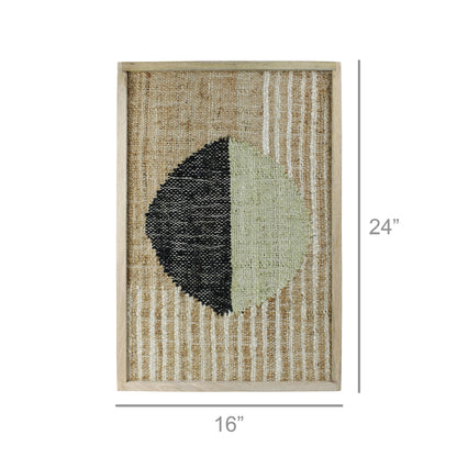 Mana Woven Wall Art - Bisected Circle - Chapin Furniture