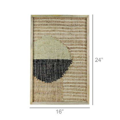 Mana Woven Wall Art - Off-center Circle - Chapin Furniture