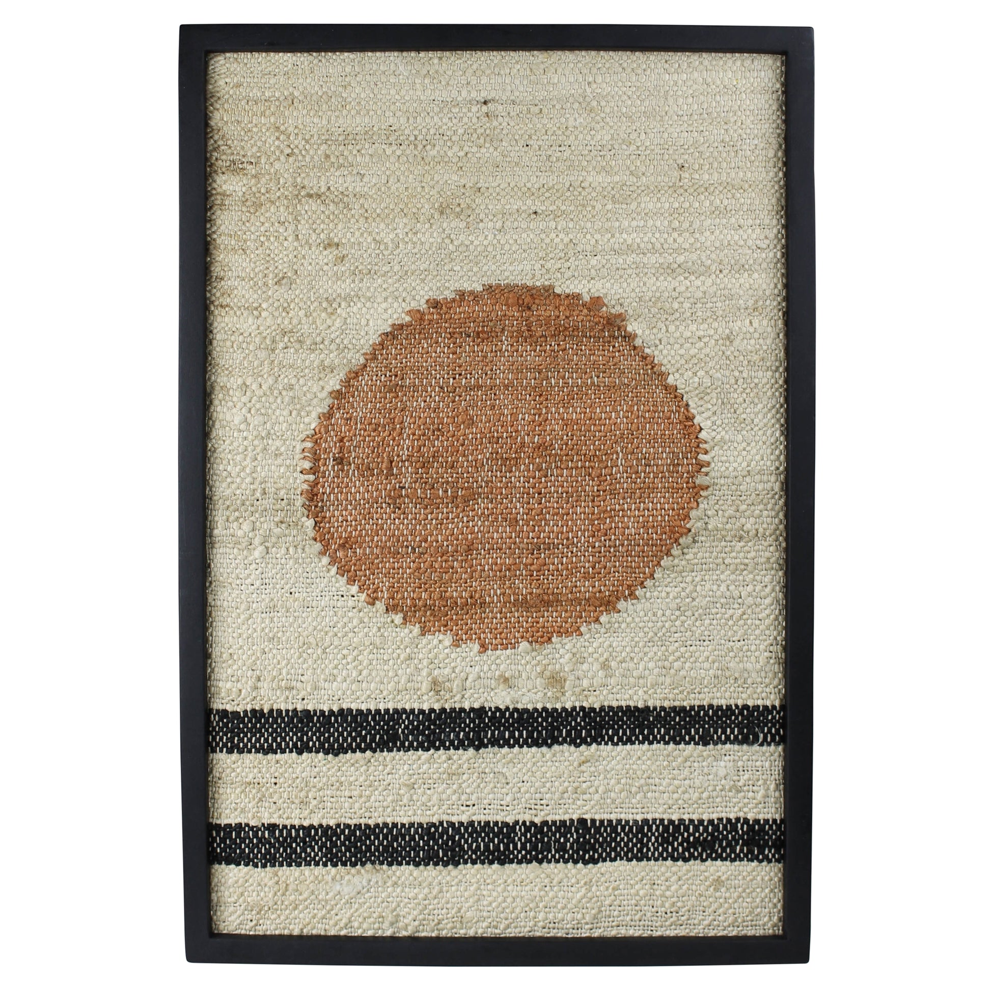 Mana Woven Wall Art - Circle Over Lines - Chapin Furniture