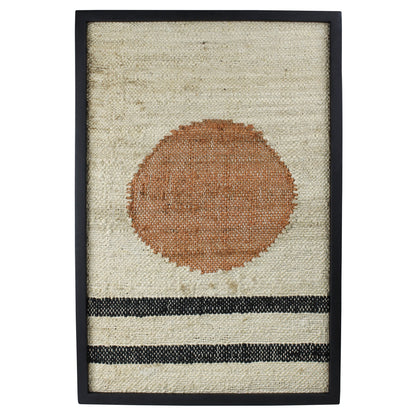 Mana Woven Wall Art - Circle Over Lines - Chapin Furniture
