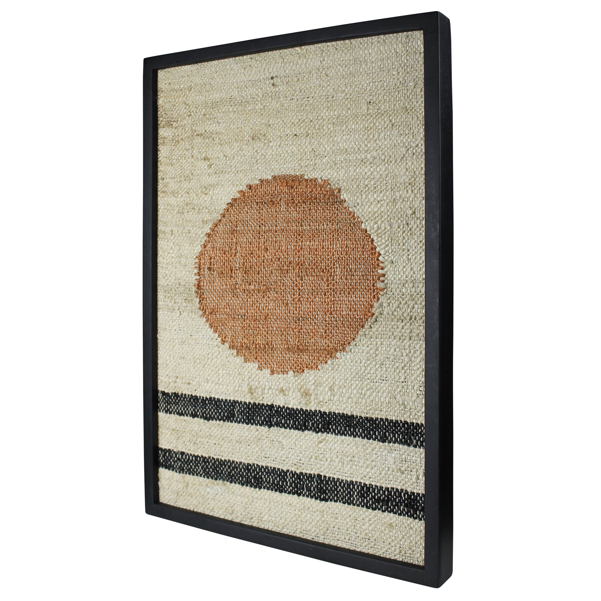 Mana Woven Wall Art - Circle Over Lines - Chapin Furniture