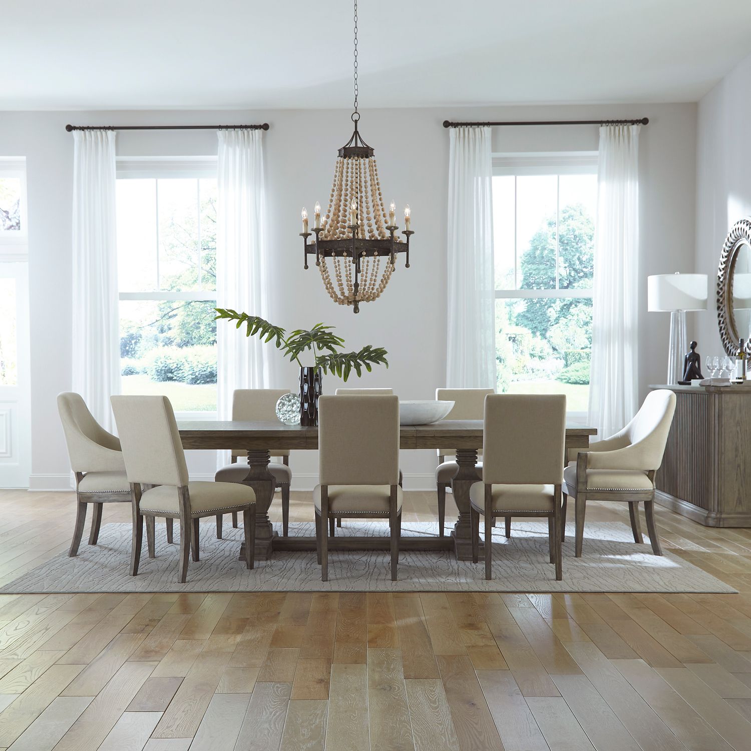 Westfield Trestle Dining Table Set - Chapin Furniture