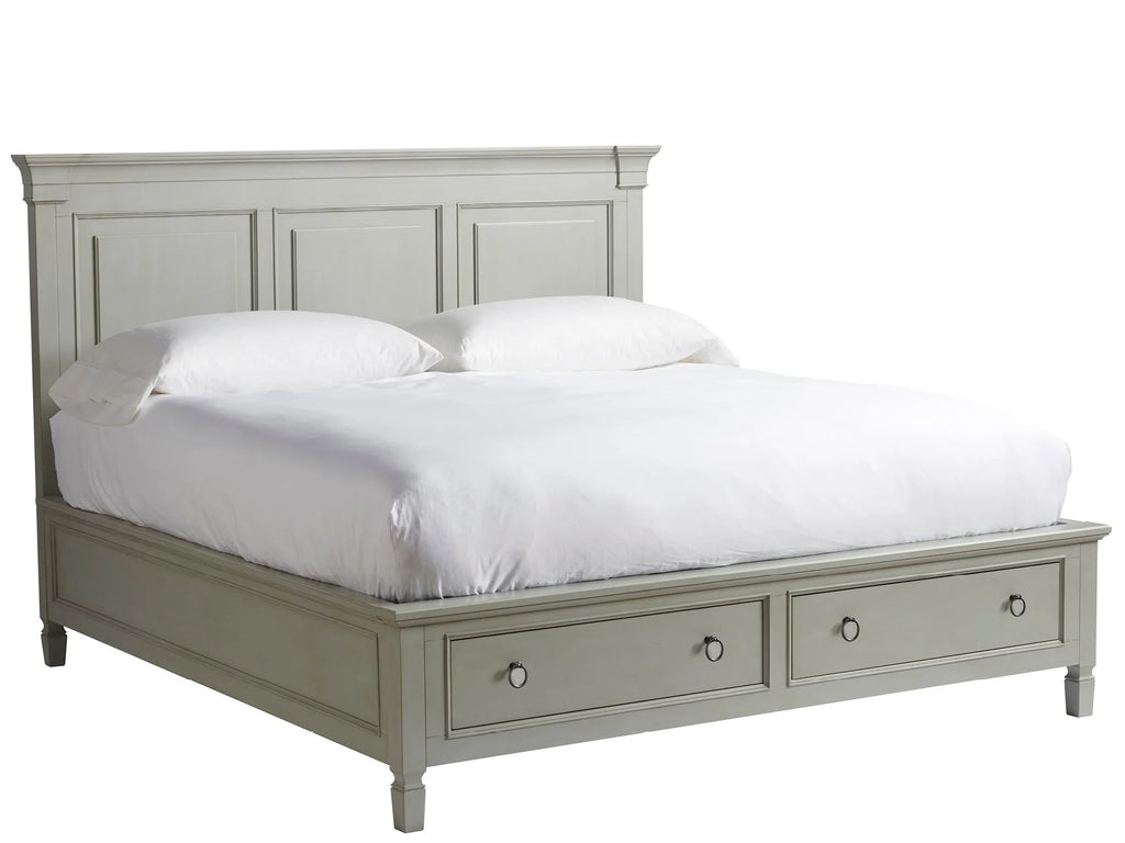 Summer Hill French Gray Storage King Bed - Chapin Furniture
