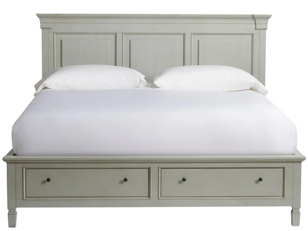 Summer Hill French Gray Storage Queen Bed - Chapin Furniture