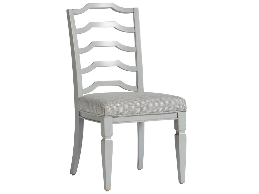 Summer Hill French Gray Ladder Back Side Chair - Set of 2 - Chapin Furniture