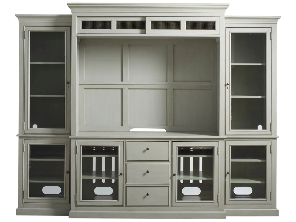 Summer Hill French Gray Home Entertainment Wall System - Chapin Furniture