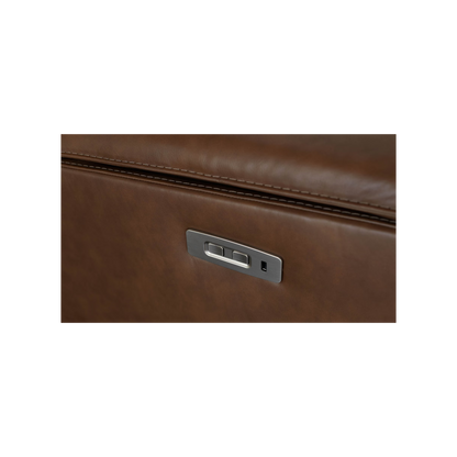 Everett Leather Armless Zero Gravity Power Recliner - Cork Leather - Chapin Furniture