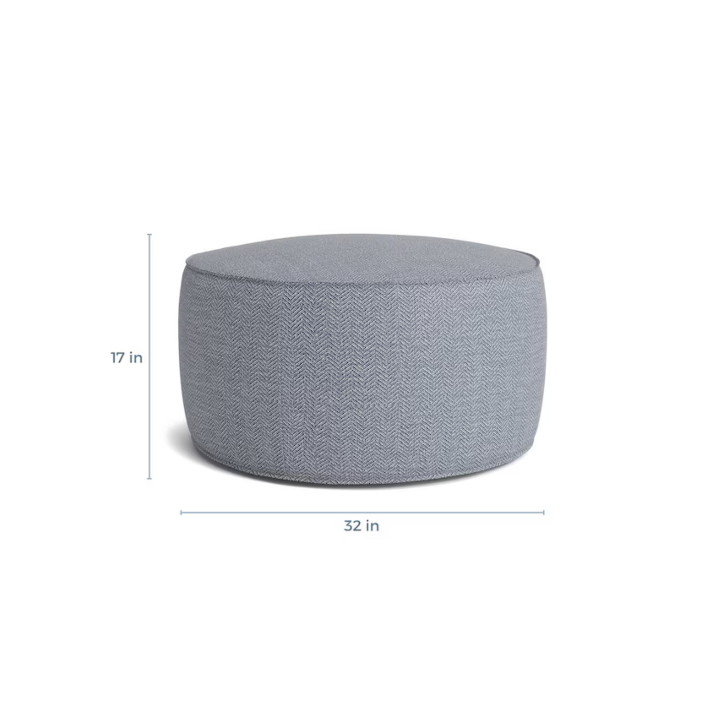 Rhonda Round Ottoman - Custom - Chapin Furniture