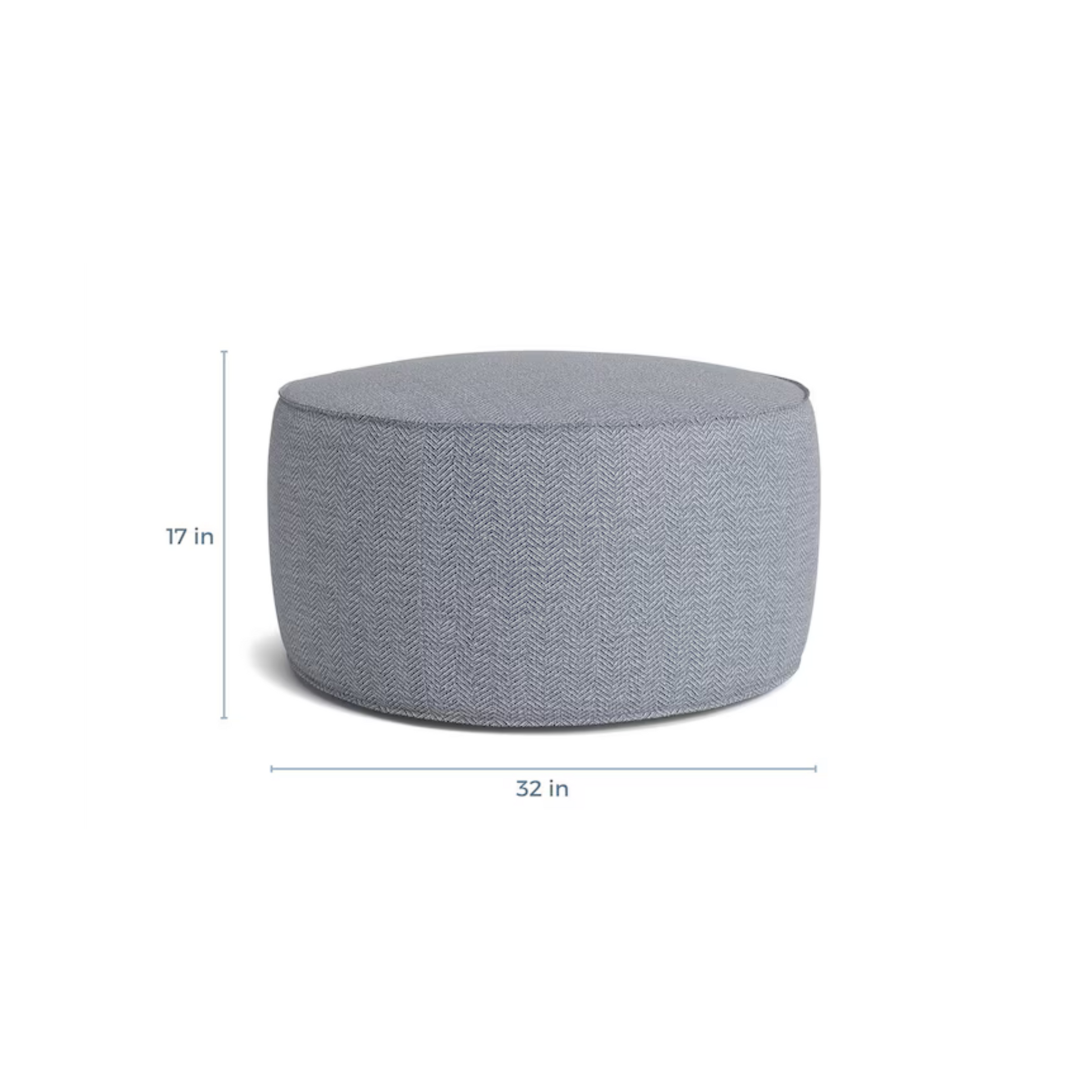 Rhonda Round Ottoman - Custom - Chapin Furniture