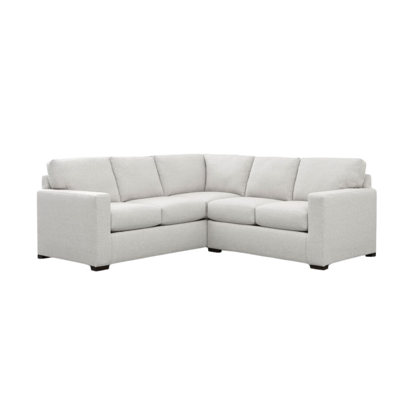 Anson Track Arm L-Shaped Sectional - Laredo Canvas - Chapin Furniture