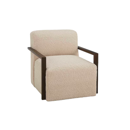 Creswell Wood Arm Swivel Chair - Custom - Chapin Furniture