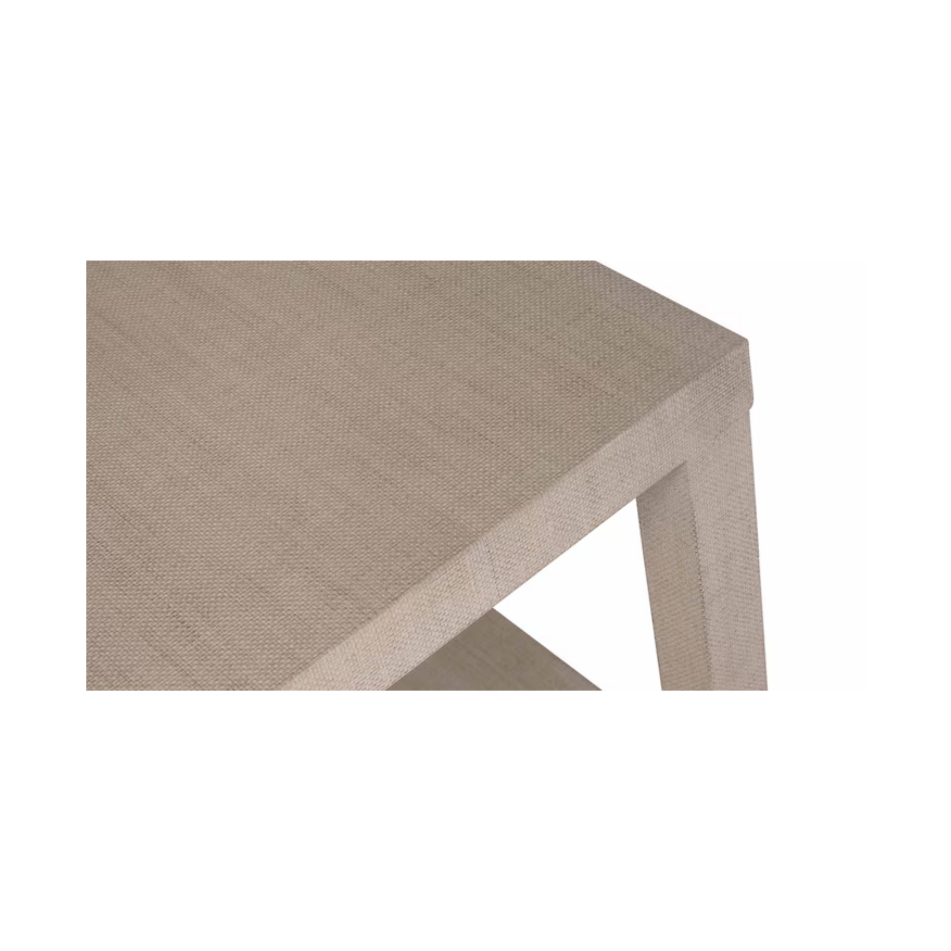 Ventura Raffia Square End Table - Sand Grey - Chapin Furniture