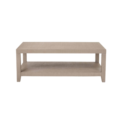 Ventura Raffia Rectangle Cocktail Table - Sand Grey - Chapin Furniture