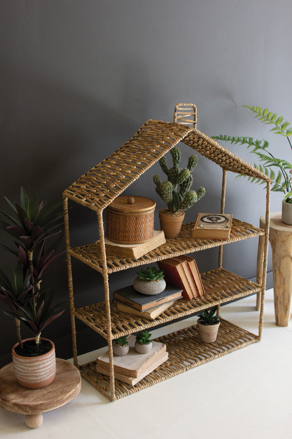 Woven Seagrass House with Shelves - Chapin Furniture