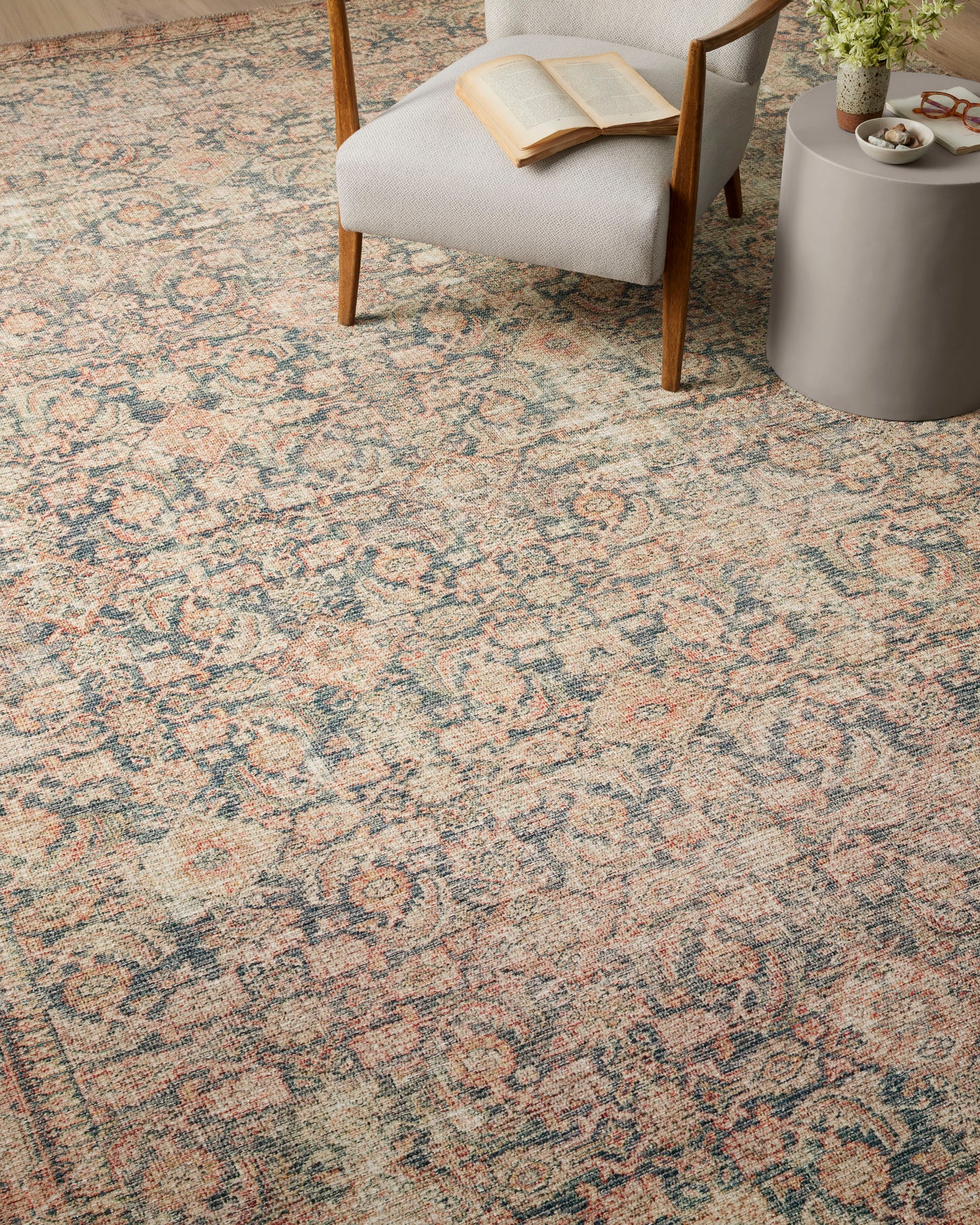 Angela Rose Aubrey Rug - Navy / Multi - Chapin Furniture