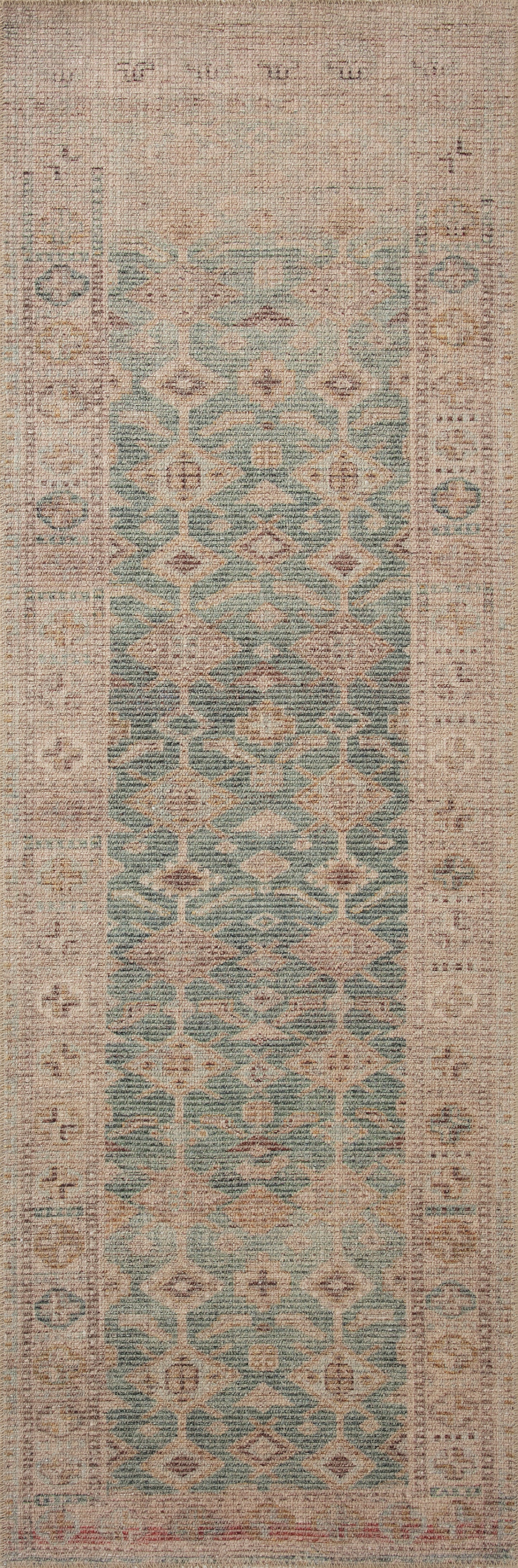 Angela Rose Aubrey Rug - Aqua / Sand - Chapin Furniture