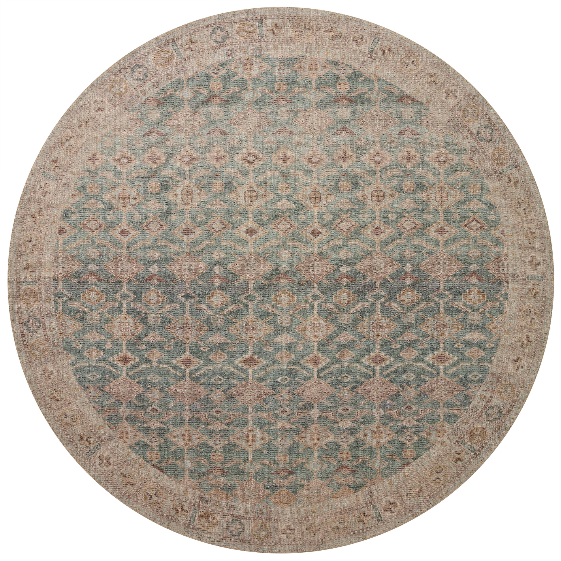 Angela Rose Aubrey Rug - Aqua / Sand - Chapin Furniture