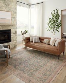 Angela Rose Aubrey Rug - Aqua / Sand - Chapin Furniture