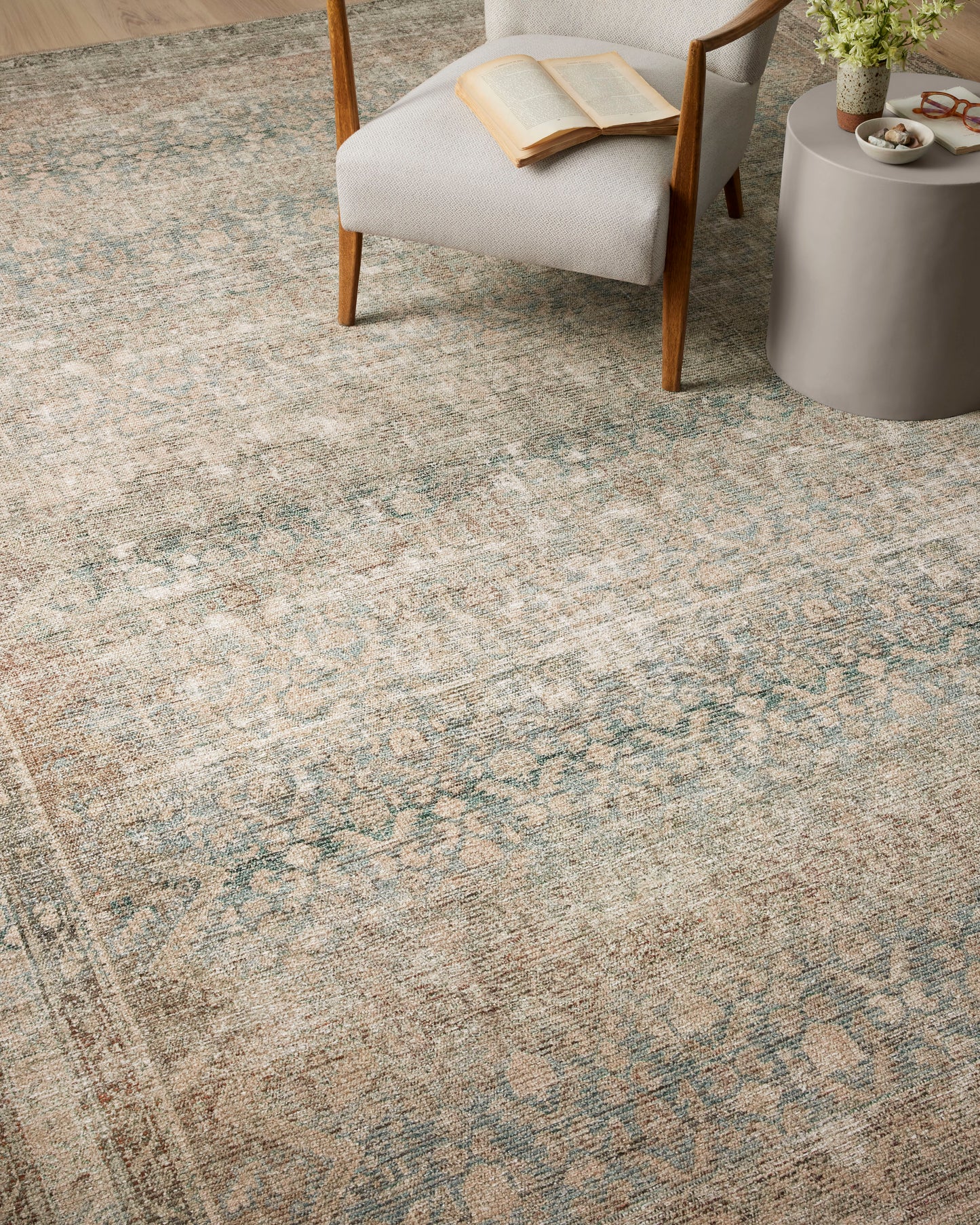 Angela Rose Aubrey Rug - Jade / Natural - Chapin Furniture
