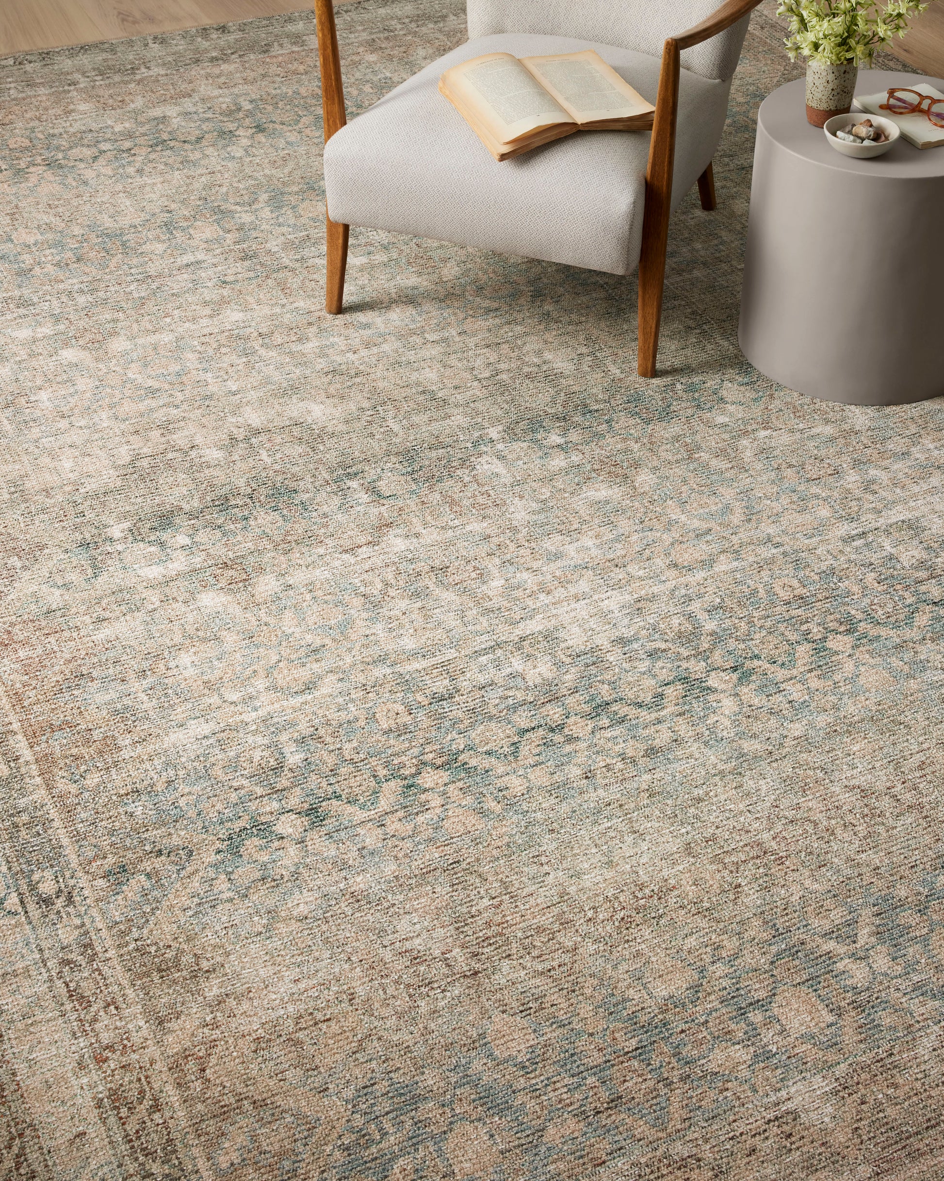 Angela Rose Aubrey Rug - Jade / Natural - Chapin Furniture