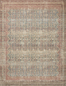 Angela Rose Aubrey Rug - Ocean / Spice - Chapin Furniture