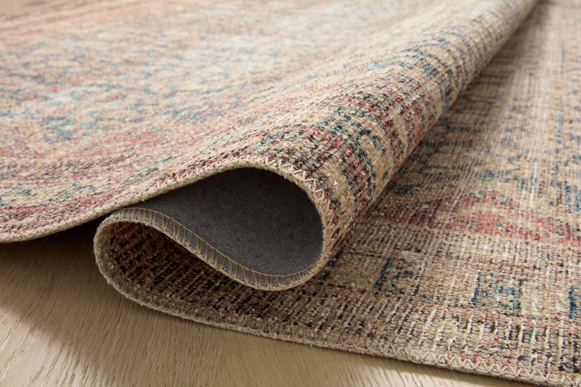 Angela Rose Aubrey Rug - Ocean / Spice - Chapin Furniture