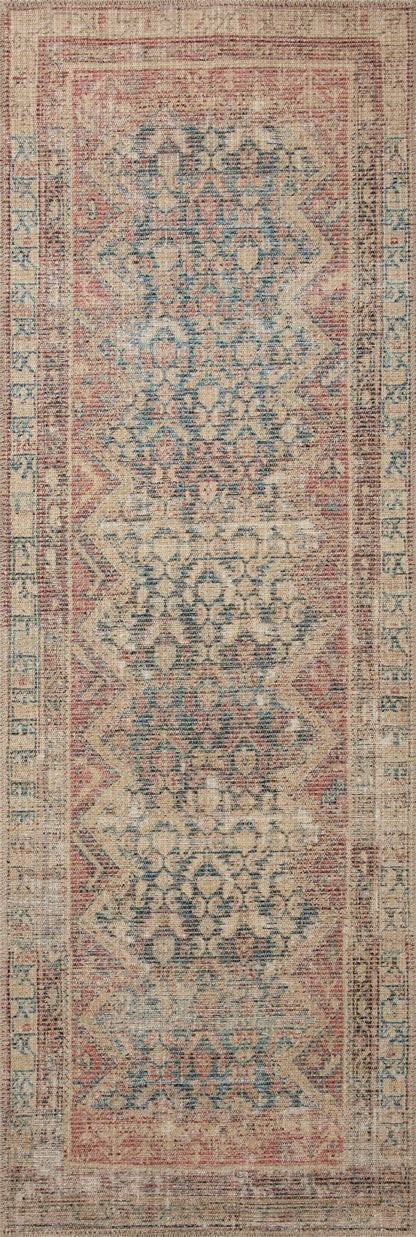 Angela Rose Aubrey Rug - Ocean / Spice - Chapin Furniture