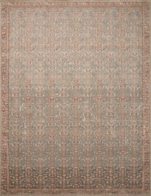 Angela Rose Aubrey Rug - Blue / Terracotta - Chapin Furniture
