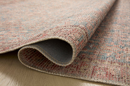 Angela Rose Aubrey Rug - Blue / Terracotta - Chapin Furniture