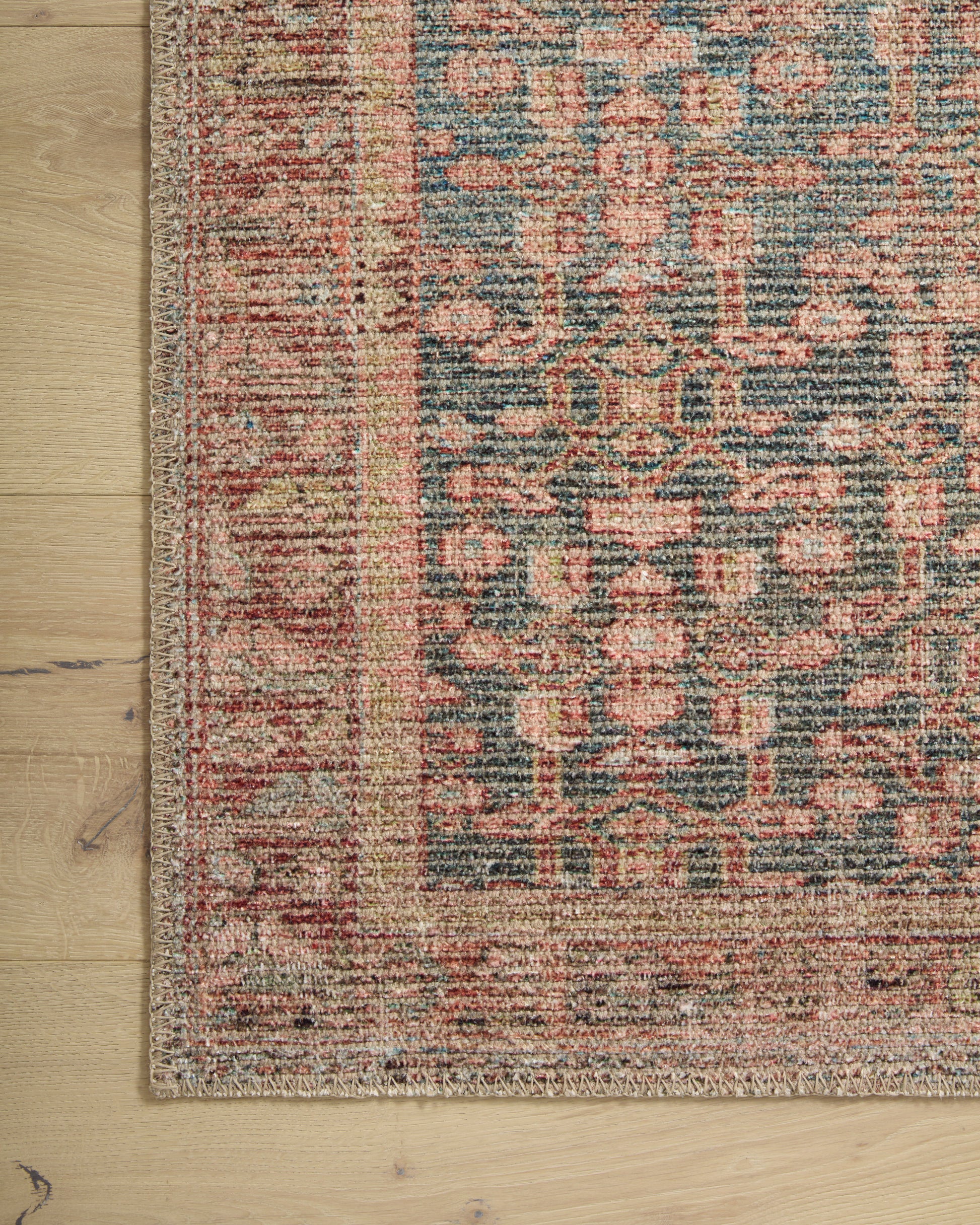 Angela Rose Aubrey Rug - Blue / Terracotta - Chapin Furniture