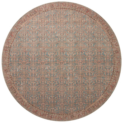 Angela Rose Aubrey Rug - Blue / Terracotta - Chapin Furniture