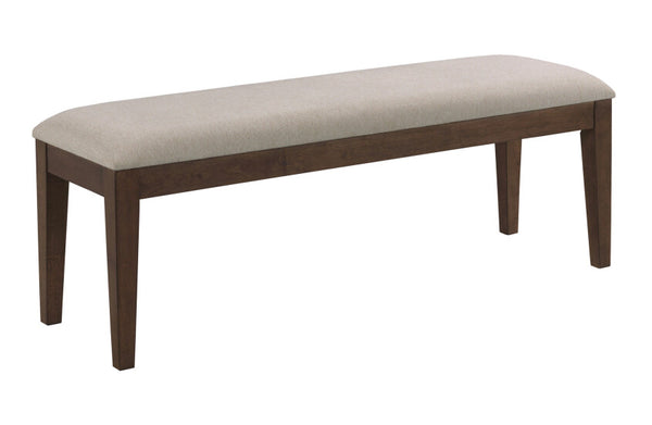 Kafe Upholstered Dining Bench - Mocha - Chapin Furniture