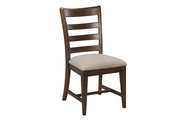 Kafe Ladderback Dining Chair Set of 2 - Mocha - Chapin Furniture