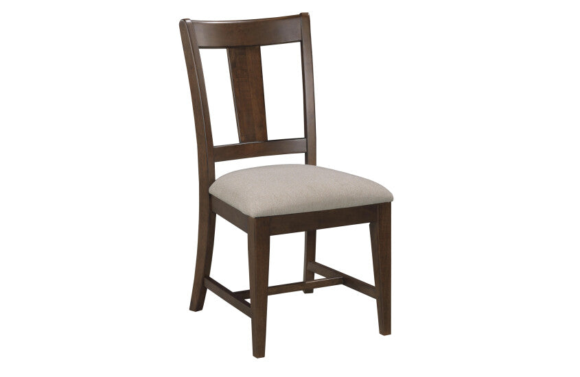 Kafe Splat Back Dining Chair Set of 2 - Mocha - Chapin Furniture