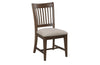 Kafe Rake Back Dining Chair Set of 2 - Mocha - Chapin Furniture