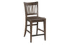 Kafe Tall Rake Back Dining Chair Set of 2 - Mocha - Chapin Furniture